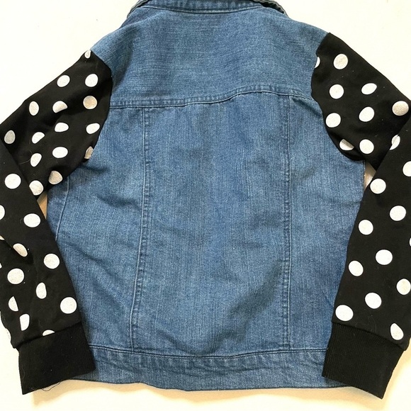 Disney Minnie jean jacket with hood and Minnie ears - Picture 8 of 14